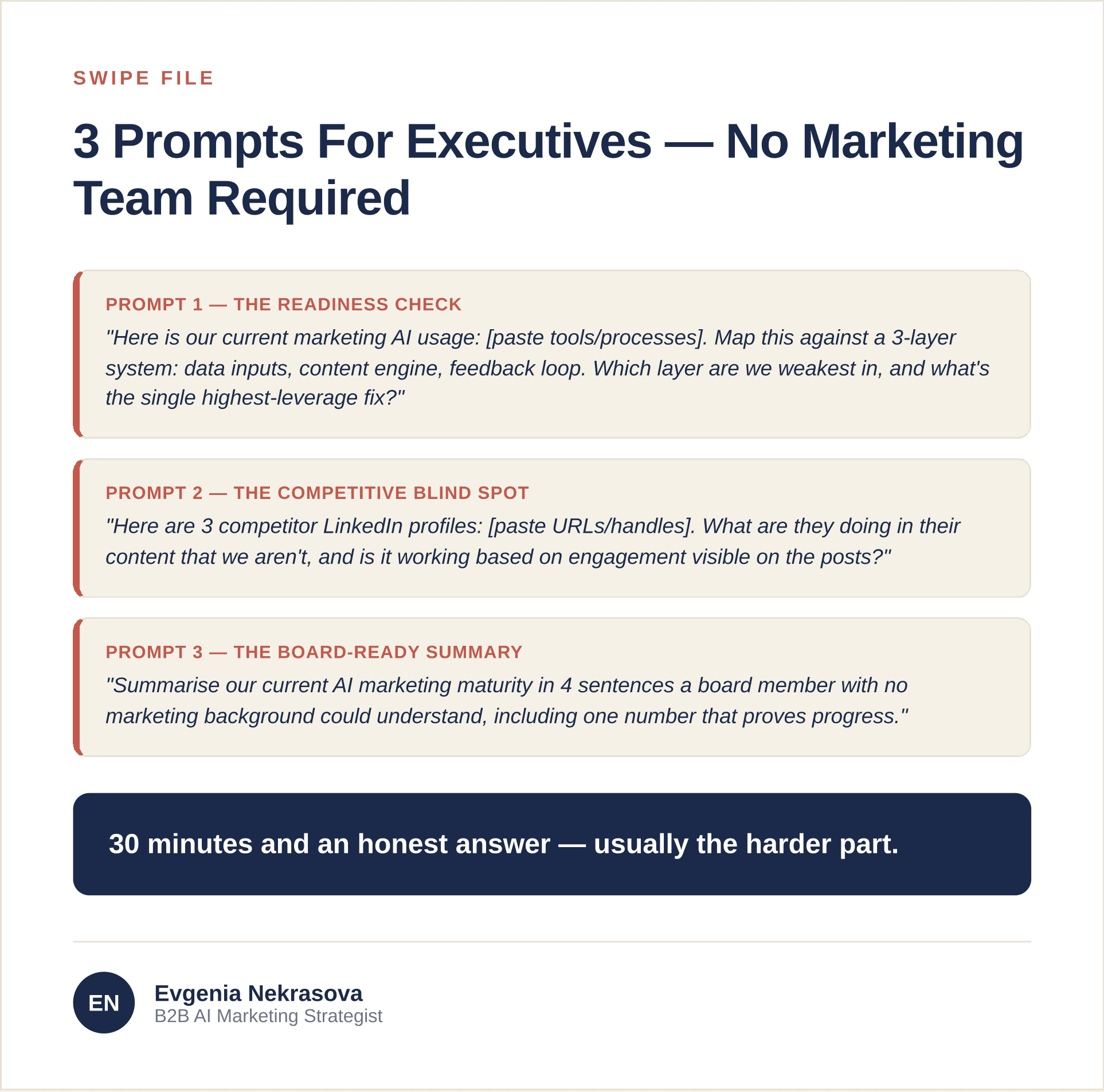 3 Prompts to Audit Your Marketing (No Team Required)